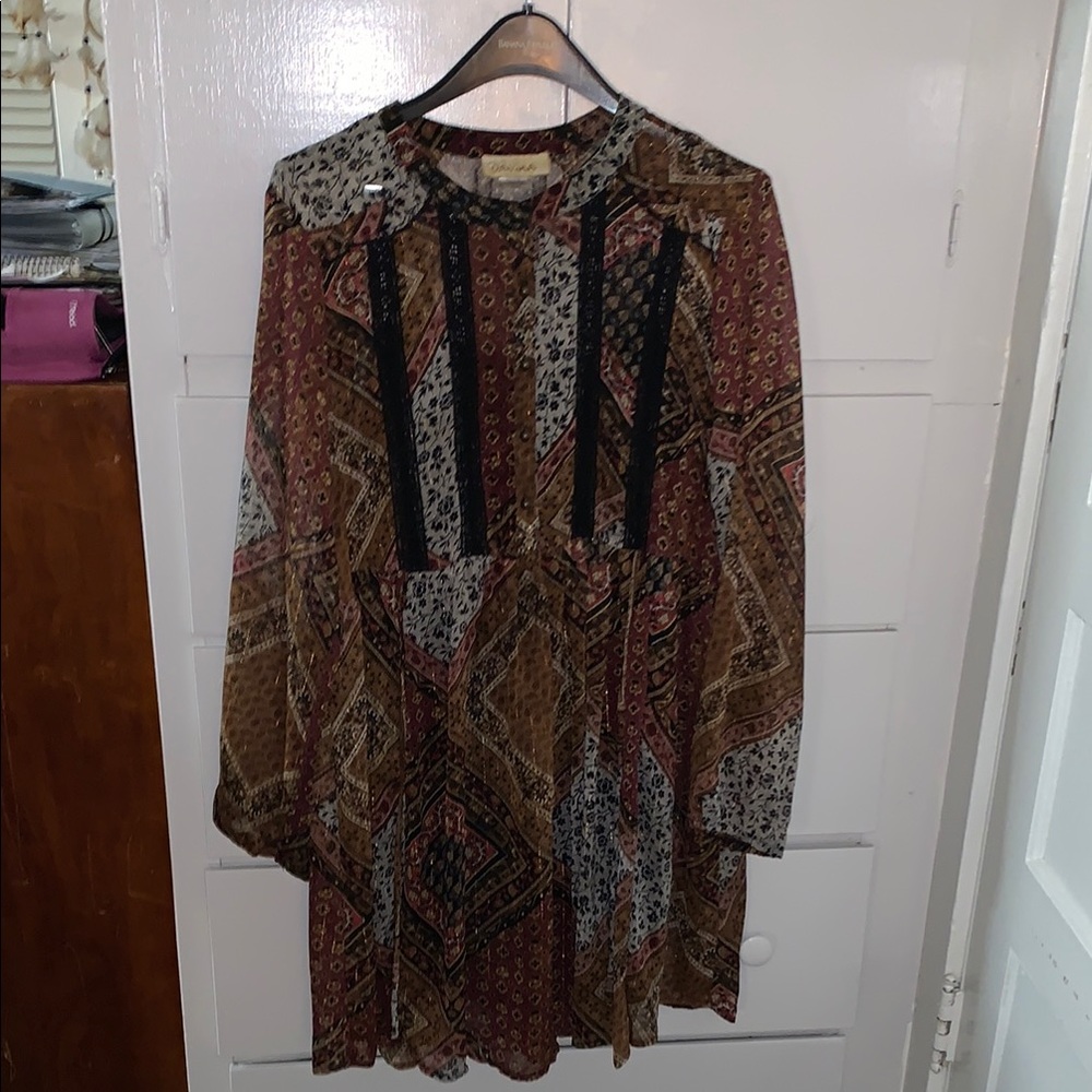 Davina Multicolor Boho Dress